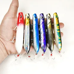 Señuelo Topwater Popper Bass Fishing – Lápiz 8‑10 cm 10‑14 g para lucio