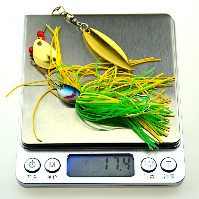 Señuelo de pesca Wobblers, Wobbler Spinners Spoon Bait para Lucio Peche Tackle, todos los cebos artificiales, lentejuelas de Metal, 1 unidad - imagen 3