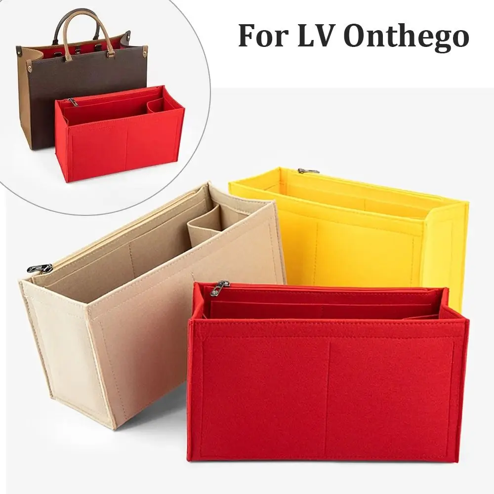 Bolsa organizadora con forro de inserción de fieltro, bolso de mano, bolso interno para LV Onthego - imagen 2