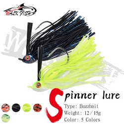 WALK FISH-cebo giratorio de 12G y 15G, boca volteada, depósito de pez mandarín, plantilla de río, cebo de chat, señuelo de pesca, aparejos de lubina