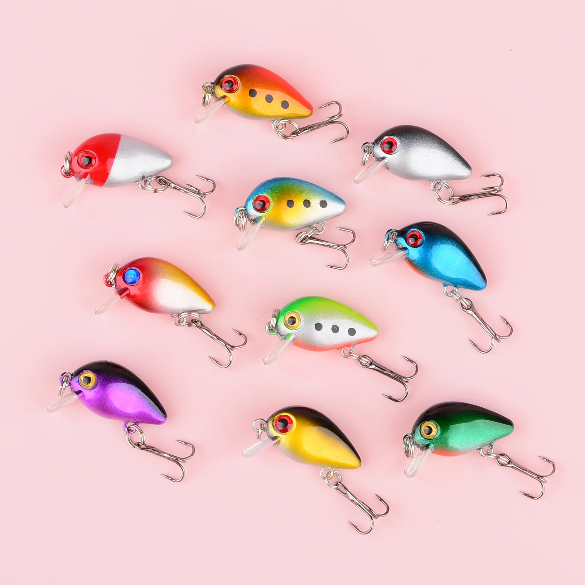Crazy Wobbler Mini Topwater Crankbait – Señuelo flotante para lubina - imagen 4