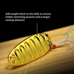 Señuelo Sand Eel Lujia Ma Kou – Blanco anzuelo simple