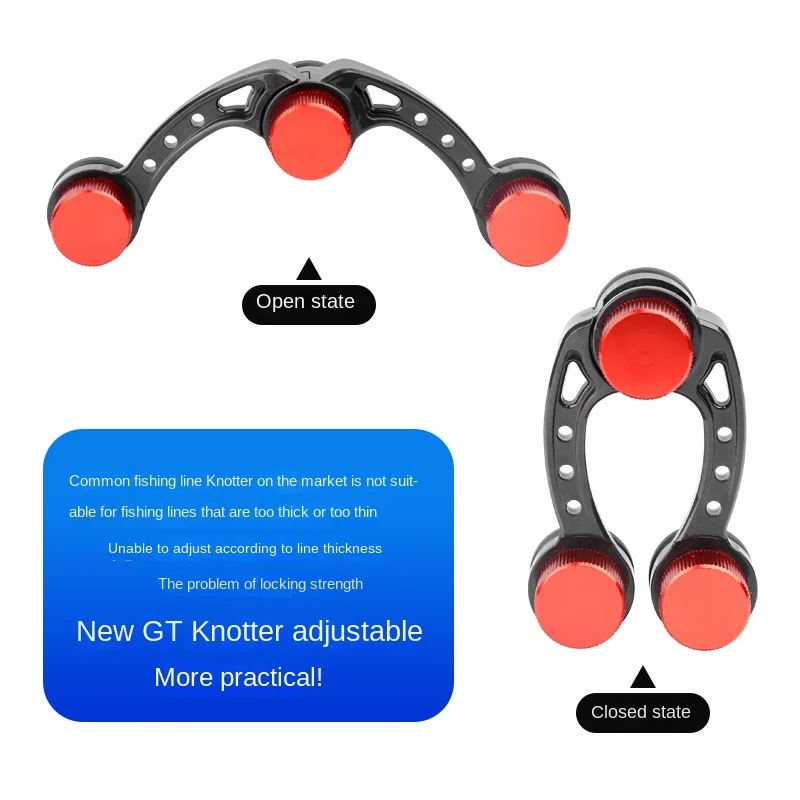 GT Knotter-Herramienta para atar nudos de pesca, nudo FG PR, alambre de carbono de plomo frontal rápido, línea de PE, carpeta de sublínea, accesorios de pesca - imagen 2