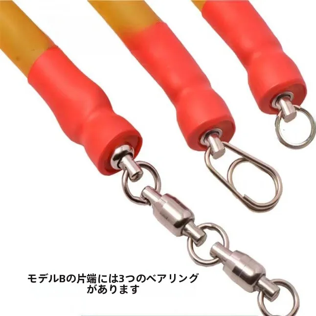 Línea de PE elástica de alta resistencia Banda de goma para ficción marítima Cuerda amortiguadora Alivio de carga para fiing en barco Línea antirotura Cam al aire libre... - imagen 3