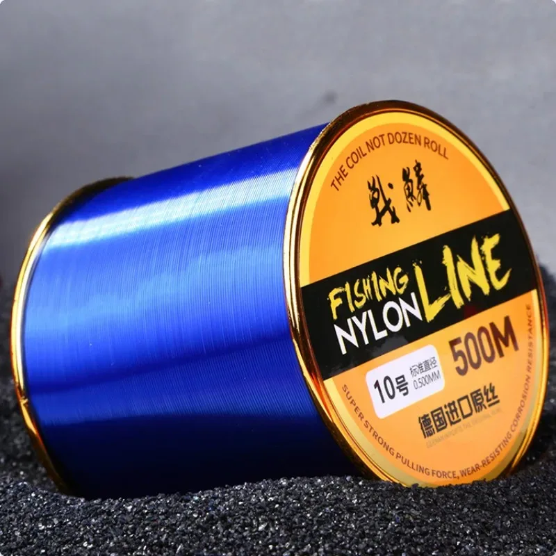 Línea De Pesca De nailon superfuerte, 500m, Tippet, resistente al desgaste, telescópica - imagen 3