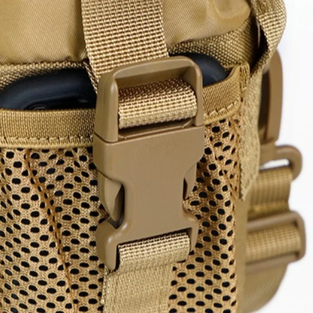 Bolsa bandolera para botella de agua de gran capacidad, bolsa impermeable multicapa para botella de gimnasio, bolsa deportiva cruzada ajustable para Fitness - imagen 3