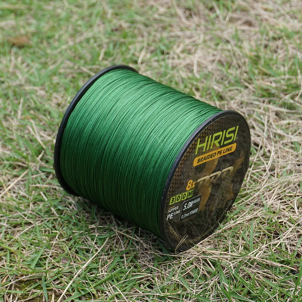 Hirisi Sedal Trenzado 8 Hebras 300m 18-60LB – Línea de Pesca Suave - imagen 4