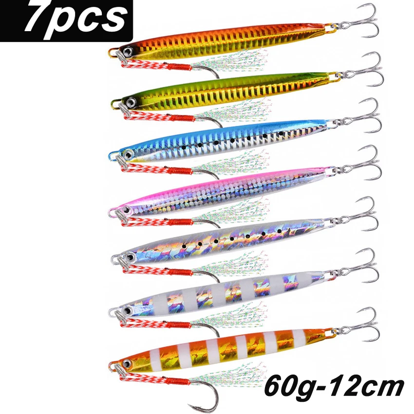 Jigs de fundición para shore jigging – Cucharas metálicas de mar - imagen 5