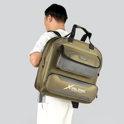 Mochila de pesca con señuelo, 2/3 capas, para viajes al aire libre, deportes, bolsa de protección para peces, silla de pesca, caja flotante de red, bolso de almacenamiento