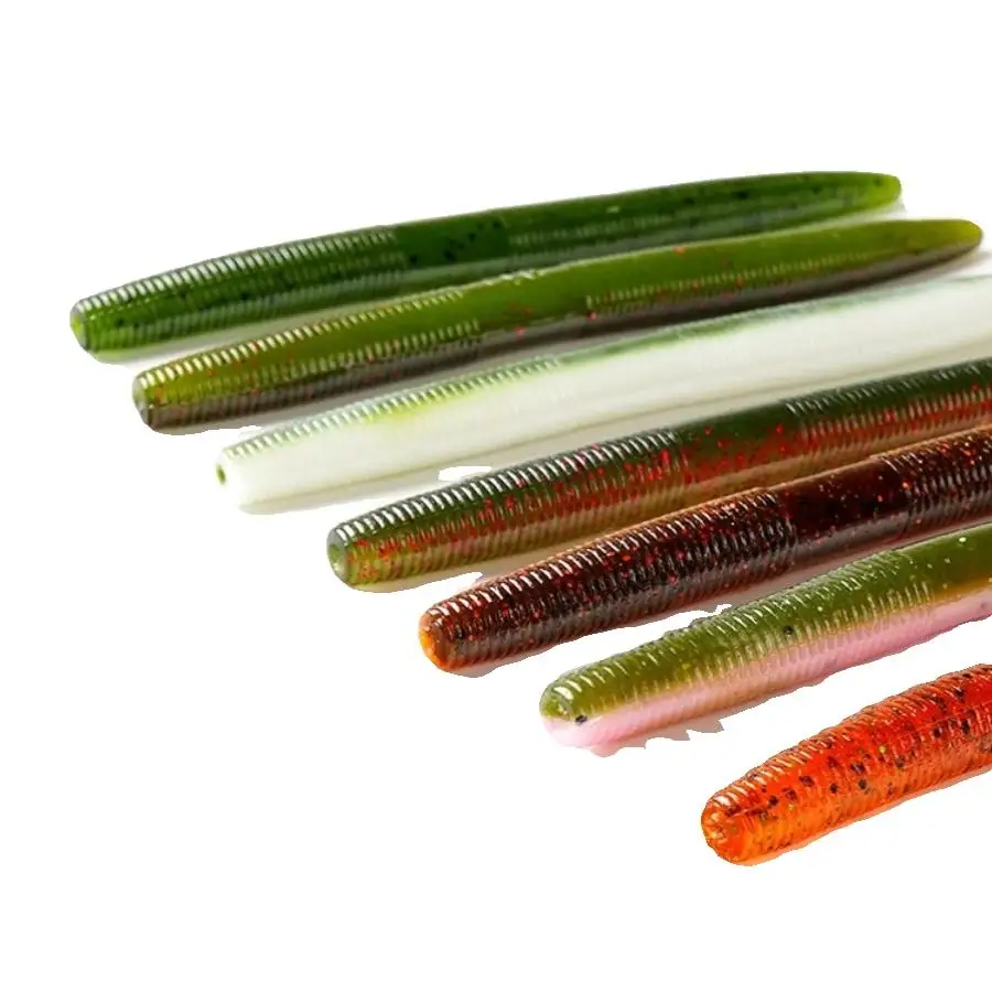 Los Estados Unidos importó YAMAMOTO SENKO gusano de fideos de alta gravedad específica grupo de pesca Texas de 4 pulgadas con cebo suave de plomo luya - imagen 5