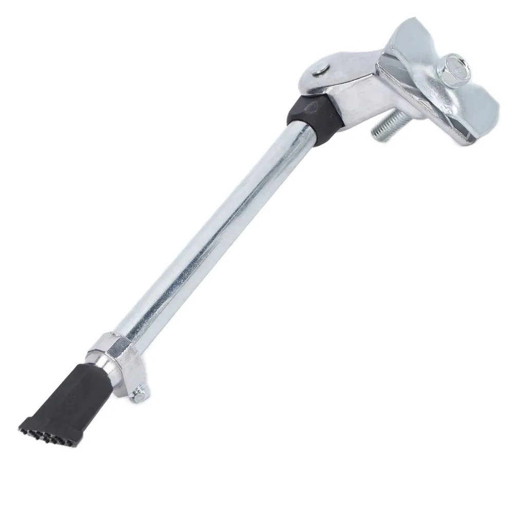 Soporte de bicicleta ajustable, aleación de aluminio, soporte lateral trasero estable para bicicleta, soporte central para rueda de 24-27 pulgadas - imagen 2