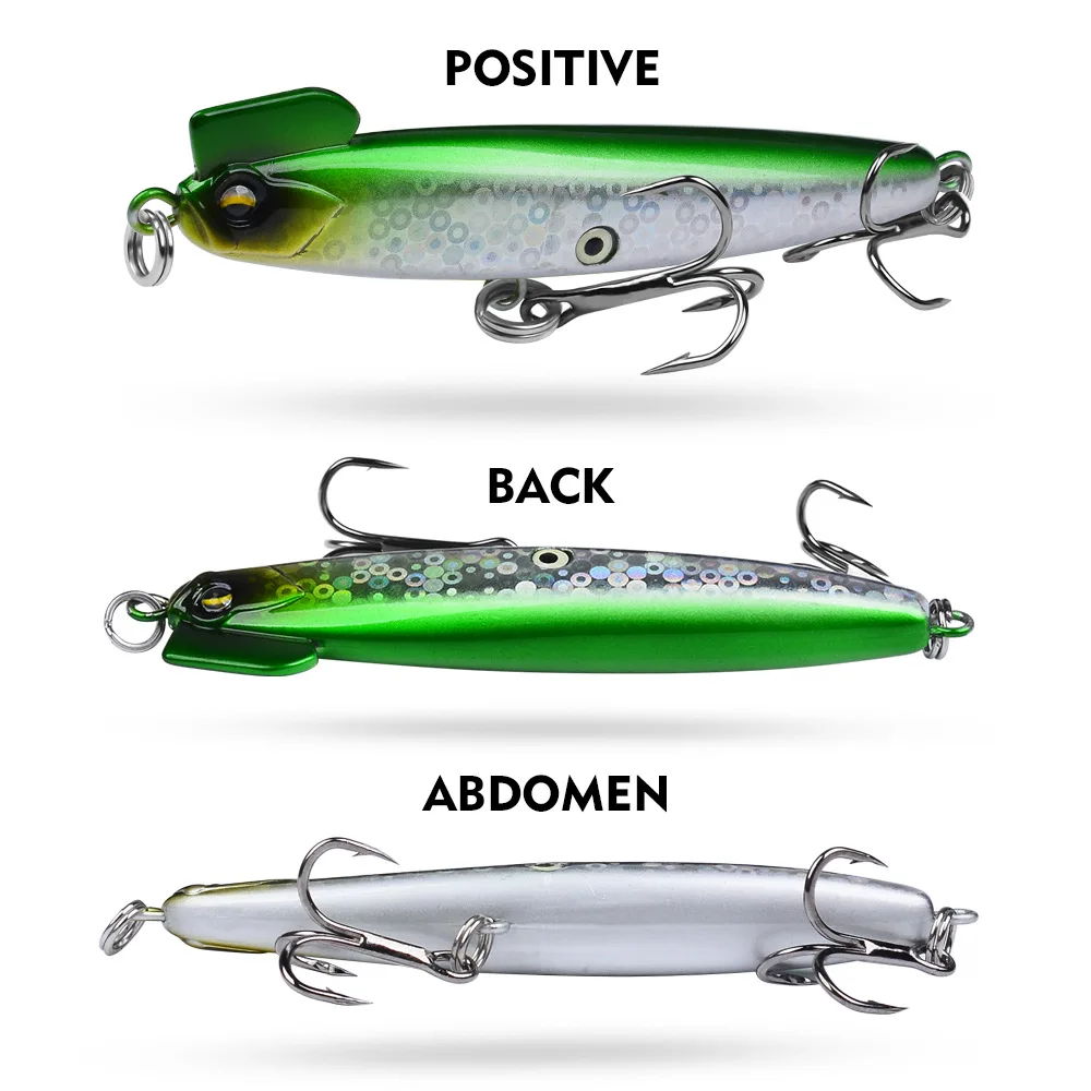 Señuelos de pesca con lápiz de hundimiento rápido, cebo Artificial láser Wobbler para atún marino, trucha, Swimbait pesado, accesorios de pesca, 15g, 18g - imagen 5