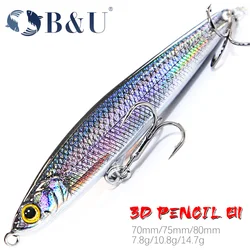 B&U Señuelo Jerk Hundidor 90mm para Lubina