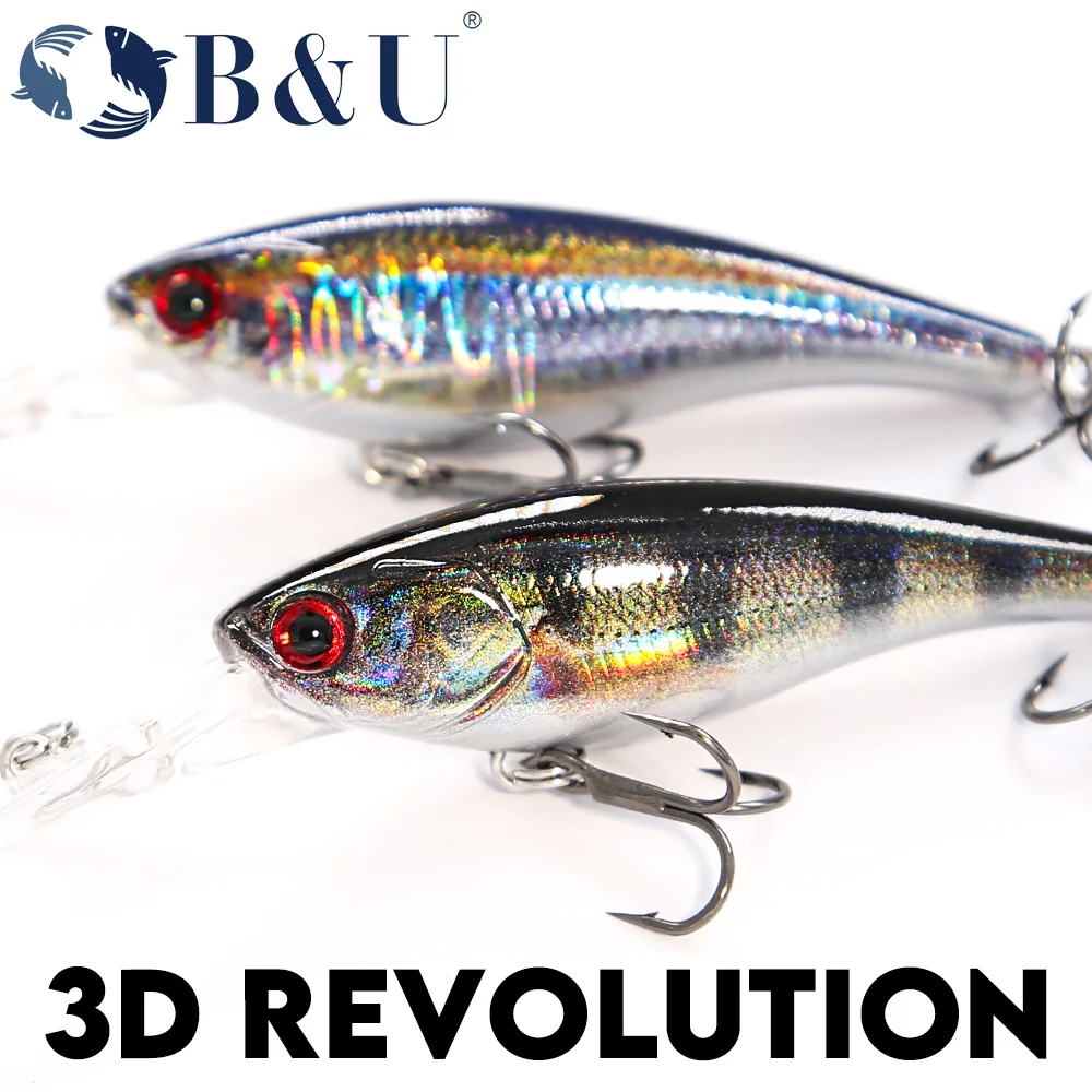 Señuelo magnético B&U Wobbler Minnow – Largo alcance - imagen 3