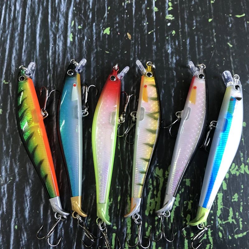 Señuelo de pesca de pececillo flotante, cebo duro Artificial, Wobblers para Lucio, Swimbait de plástico, aparejos profesionales, 90mm, 7,7g - imagen 5
