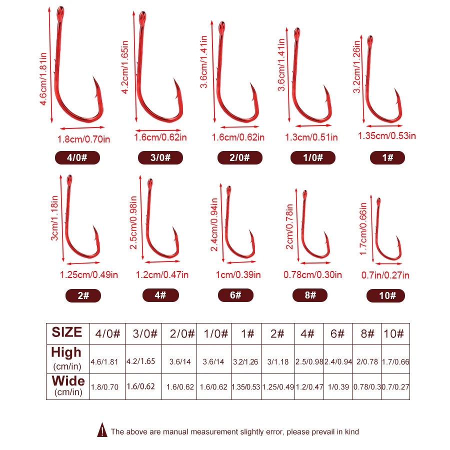 FTK Anzuelos Jig rojos – Vástago de pico para mar y carpa - imagen 4