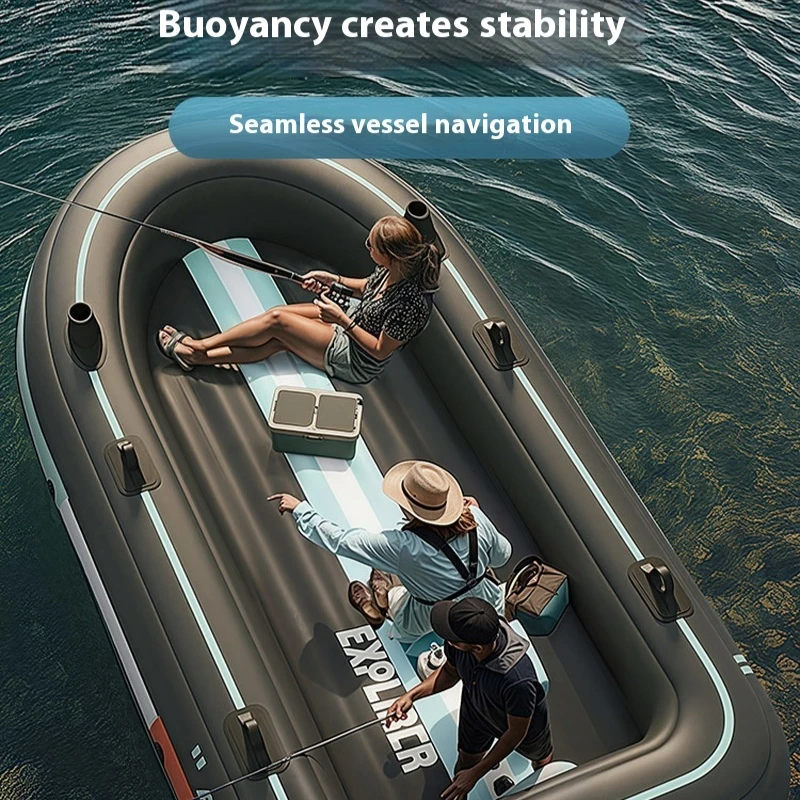 Bote Hinchable Pesca – Barca Auxiliar de Goma para Kayak - imagen 4
