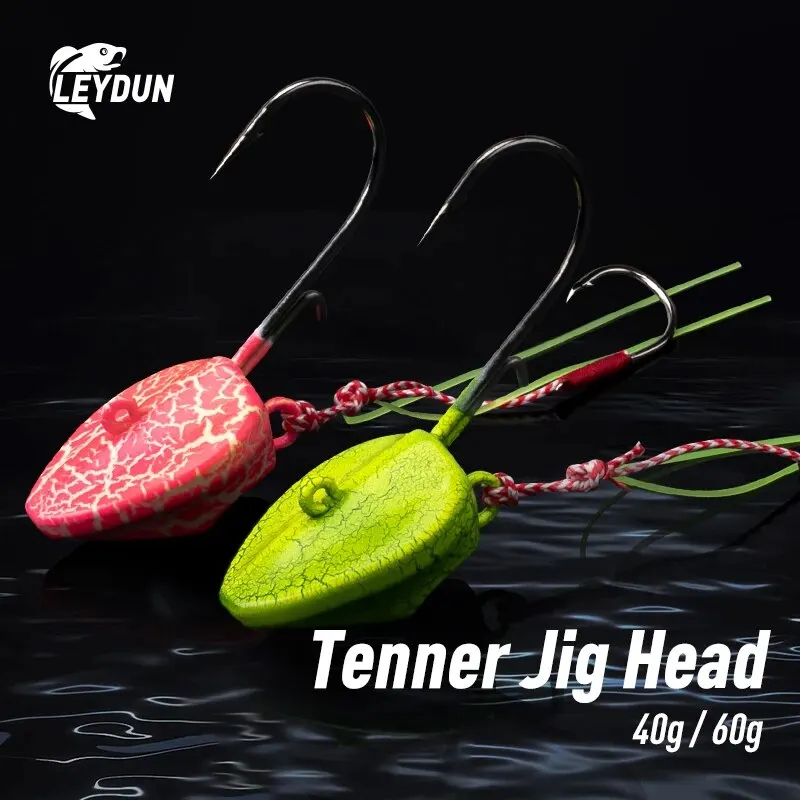40g 60g Señuelos de pesca CONTROL PROFONDO UP Tenya Madai Jig Kabura Jighead de agua salada plomo mar canotaje cebo camarones falda de goma Jigs - imagen 3