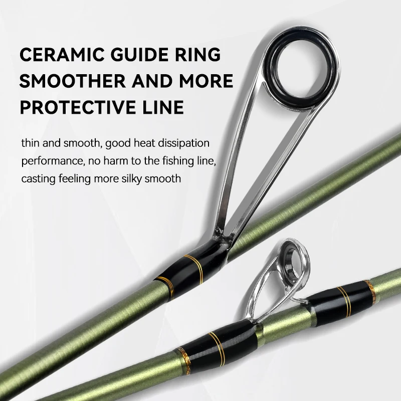 Cañas de pescar Kingdom STREAM KING ultraligeras 62g fundición giratoria 1,45/1,65/1,39/1,53 m UL Baitcasting viaje corriente caña de pescar - imagen 5