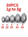 50Pcs 1-2-3-4-5g