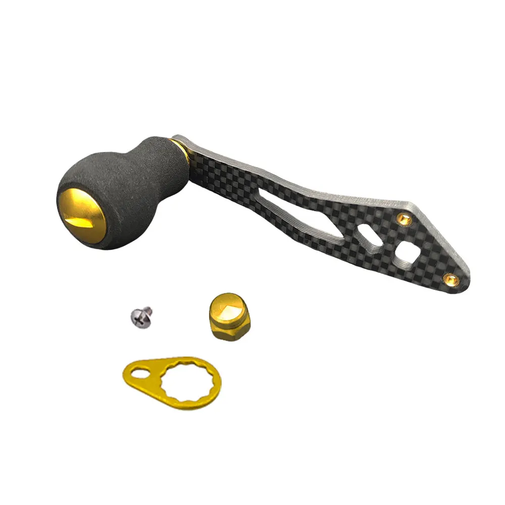 Carrete de pesca ligero de 14g, mango de fibra de carbono, perilla EVA, mango de repuesto para carrete de pesca DAIWA, repuestos - imagen 5