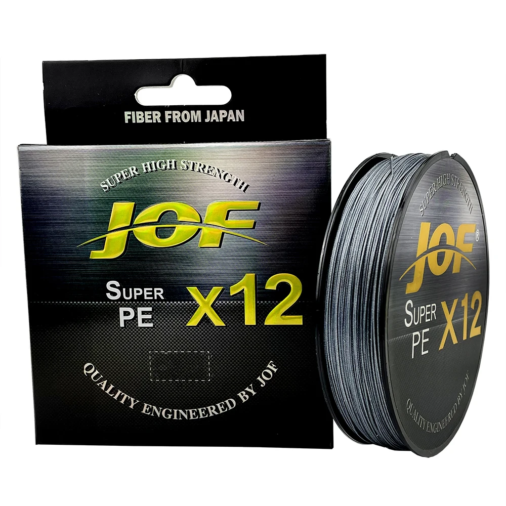 JOF-sedal de pesca para barco trenzado Multicolor, 12/9X hebras, agua salada, 500m, 300m, 100m, alambre de PE multifilamento, 9,0 KG-41,8 KG, 0,14 MM-0,40 MM - imagen 2