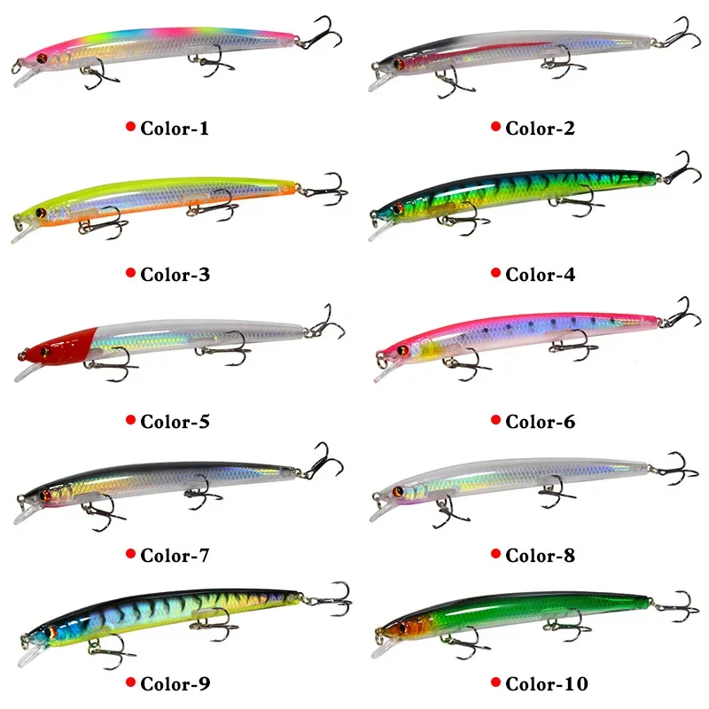 Señuelo de Pesca flotante Minnow, cebo duro pequeño para agua salada, 135mm, 15g, Isca Artificial, Leurre Swimbait, 1 pieza - imagen 2
