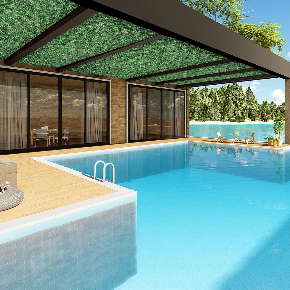 Red de camuflaje, redes de sombra de suelo de entrenamiento militar, redes de ocultación de caza, redes de valla, refugios solares, decoraciones para fiestas - imagen 4