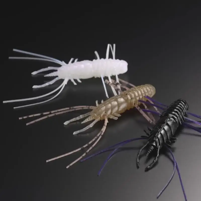 Cebo suave Jackall de alta gravedad específica en forma de camarón WAMWAM48/60, pesca de perca competitiva, obstáculo sumergido de pozo negro - imagen 3