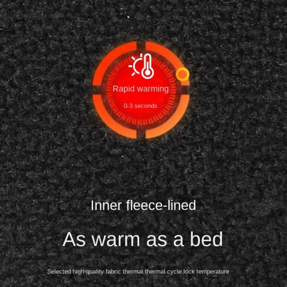 Cómoda protección para los oídos, gorro con lengua de pato, forro polar basculante, gorro grueso a prueba de viento, gorros con orejeras para mantener el calor para hombres - imagen 3