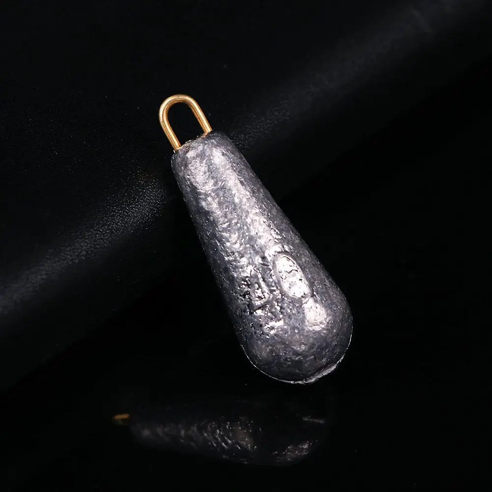 Cebo de hundimiento rápido, aparejos sólidos, plomo, cuentas de pesca, equipo de pesca, plomos - imagen 4