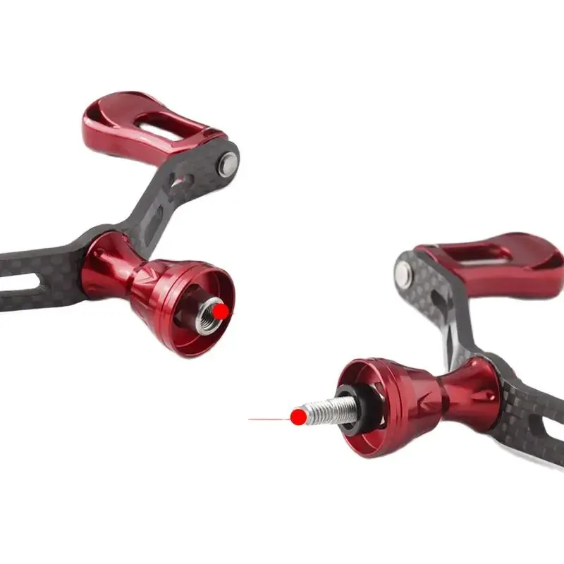 Kawa-mango de carrete de pesca, balancín de fibra de carbono para carrete giratorio tipo S/D, de 105mm Longitud del eje, peso 27/34g, accesorio de bricolaje - imagen 3