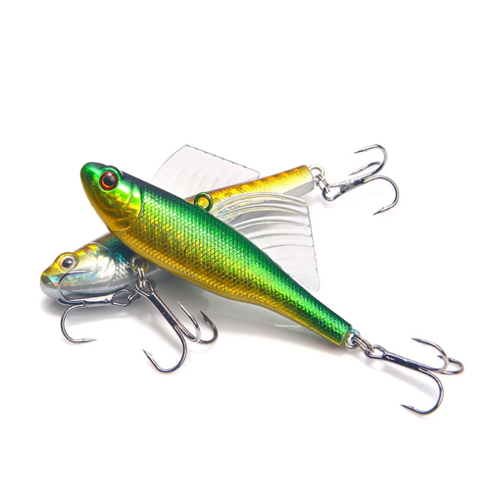 Señuelo de Pesca de pececillos, 1 unidad, 7,5 cm, 6g, Wobbler, Crankbait, plantilla Artificial dura, cebo de carpa a rayas, aparejos de Pesca de lubina - imagen 4