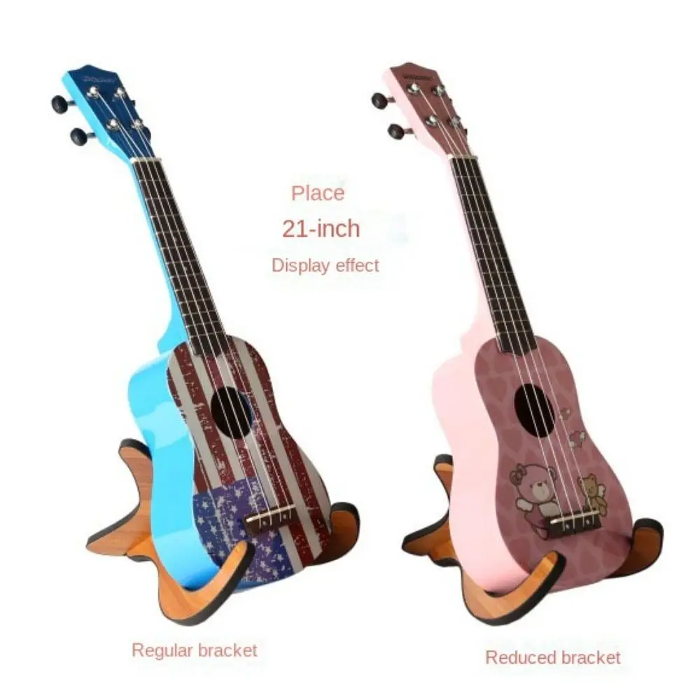Explore diseños vibrantes con corchetes reducidos para su mini ukulele