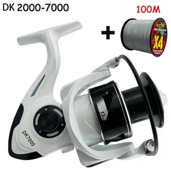 Carrete Spinning DK 7000 – Freno potente para pesca en agua salada