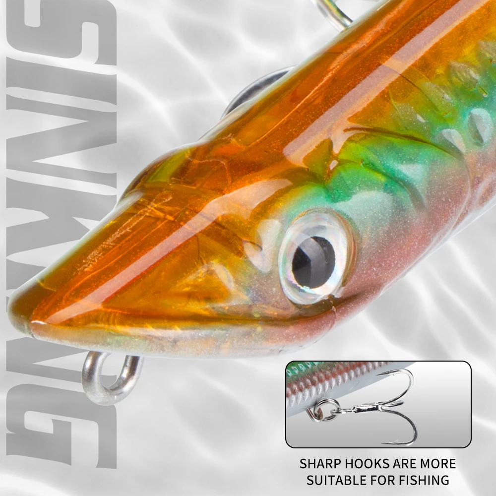 Hunthouse SLAP WALKER-señuelo de pesca con superficie flotante, cebo duro de 110mm y 125mm, Popper Topwater WTD, aparejos de pesca de lubina de agua salada - imagen 5