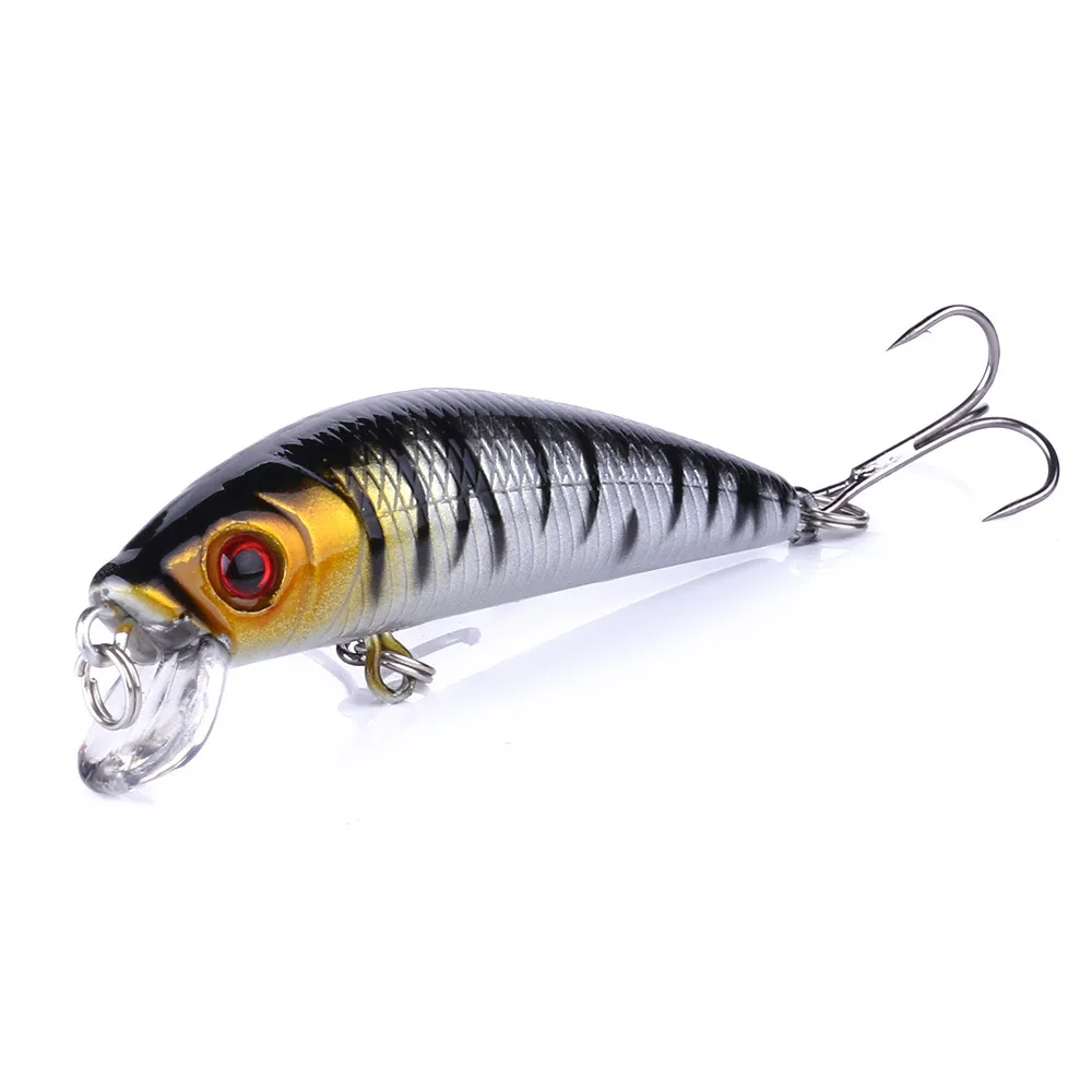 Señuelo de plástico flotante Minnow, 7CM-8,1G, cebo de pesca biónico, juego de cebo falso de agua dulce de largo alcance, equipo de pesca de peces depredatorios - imagen 3