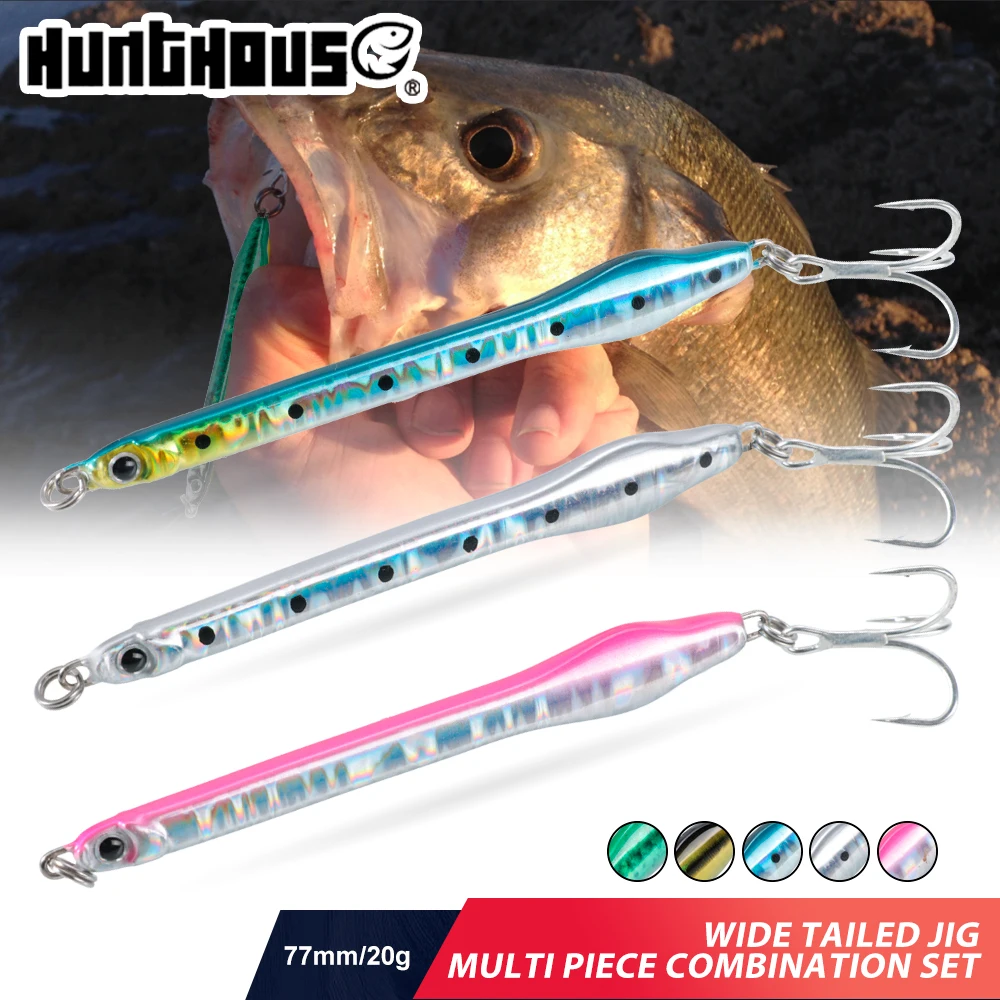 Hunthouse Metal Jig – Señuelo hundimiento lento mar lubina atún