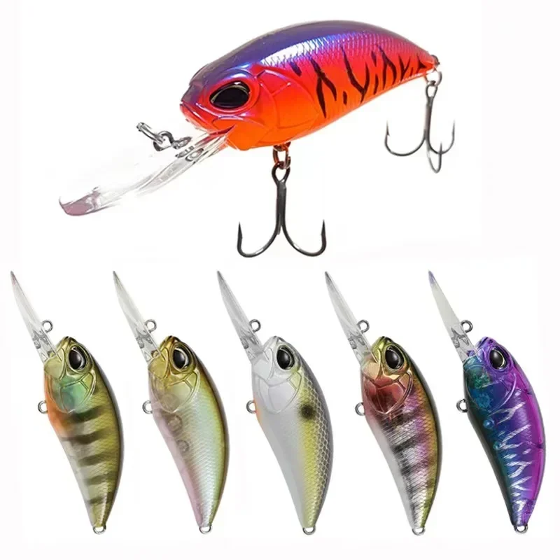 Señuelos de Pesca Topwater Crankbaits, anzuelos flotantes de superficie, cebo duro artístico para trucha, equipo de Swimbait, 87mm, 16g - imagen 3