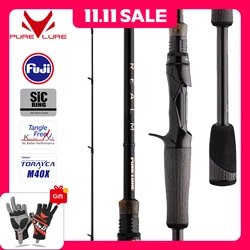 Caña Spinning PureLure Realm M40X – Anillas Fuji SIC para lubina