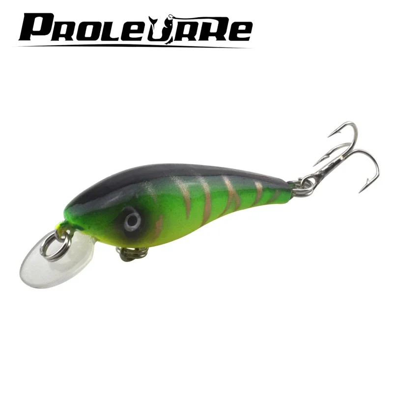 Señuelo de pesca Topwater Minnow, 1 unidad, 5,7 cm, 4,5g, Wobblers de plástico, cebo duro Artificial con anzuelo para lubina, carpa, Crankbait SwimBait