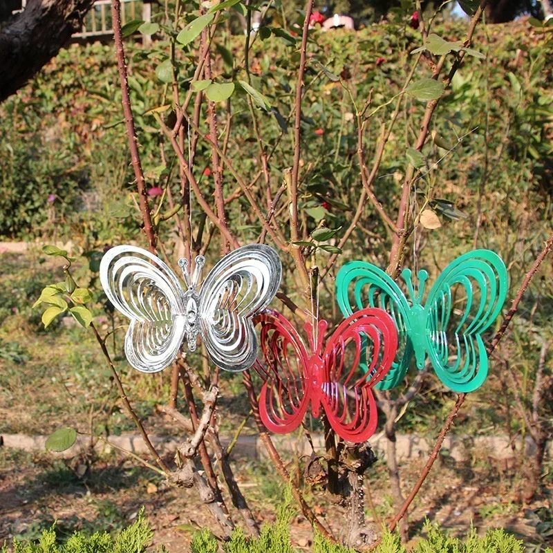 Campanas de Viento Mariposa Giratoria – Decoración para Jardín - imagen 5