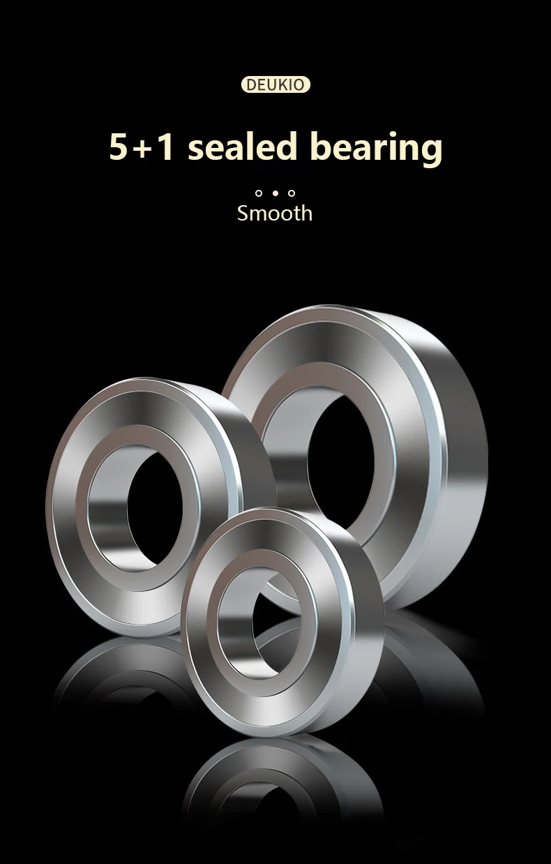 DEUKIO-carrete de pesca giratorio de Metal, serie SG2000-7000, 5 + 1 BB, para lanzar señuelos al aire libre - imagen 5