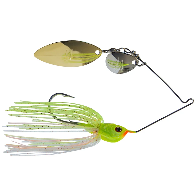 ZMAN EE. UU. Original importado SPINNERBAIT Colorado Willow hoja en forma de hoja hombre barbudo lentejuelas compuestas - imagen 3