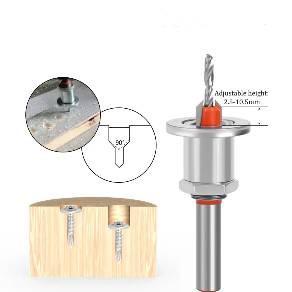 Avellanadora cónica espiral con límite ajustable – Acero aleado