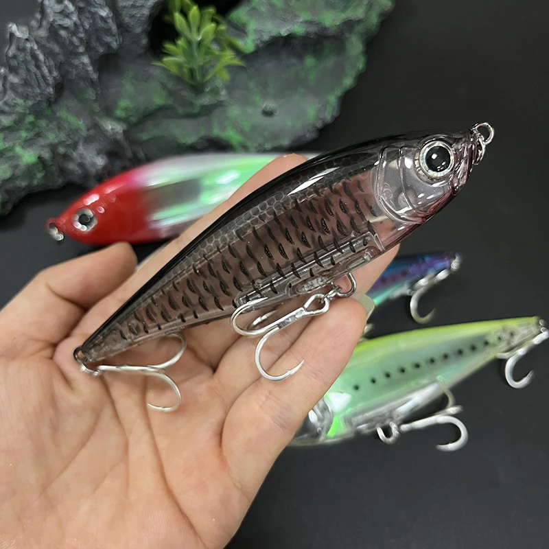 30g 10cm lápiz que se hunde pesca Twitchbait trucha de agua salada lubina carpa Wobblers Isca Artificia cebo duro equipo de pesca costera - imagen 3