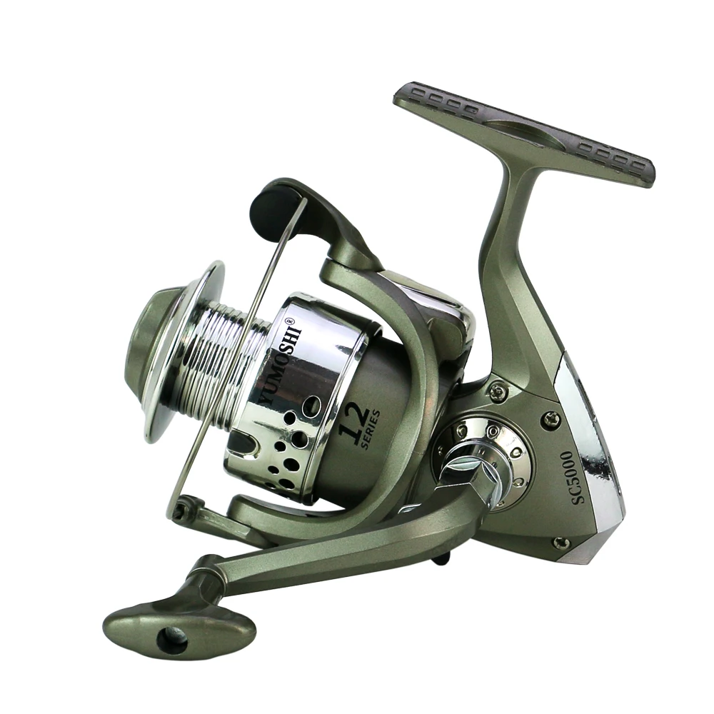 Carrete de Pesca GLS 1000-7000 serie 5,5:1, carrete giratorio para Pesca de carpa, carrete de agua dulce y salada, accesorios de Pesca, carrete de fundición - imagen 5