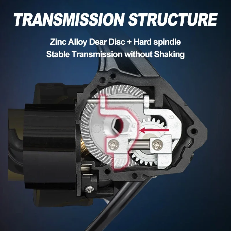 Carrete de pesca de lubina de agua salada Mavllos TAKUMI con potencia de arrastre 10KG relación de velocidad 5,2: 1 5 + 1 rodamientos carrete giratorio de trucha para carpa - imagen 5