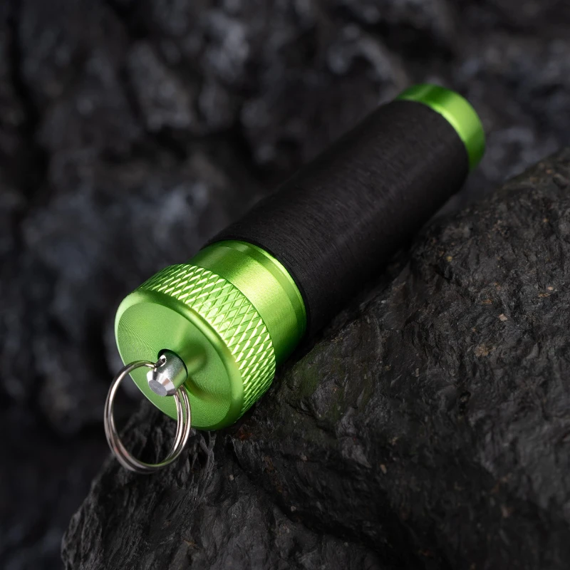 Varilla de tracción de línea de aleación de aluminio, goma antideslizante, línea de enganche para tirar/anudar y anudar, herramientas de pesca de protección de manos y líneas, 2 uds. - imagen 2