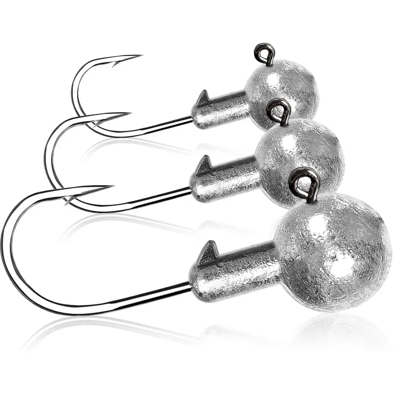 Jig Heads de plomo para vinilo – Anzuelos con cabeza lastrada